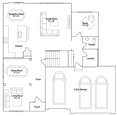 Floorplan - 607 Murdock Pl, Oswego, IL 60543 photo 1 of 2