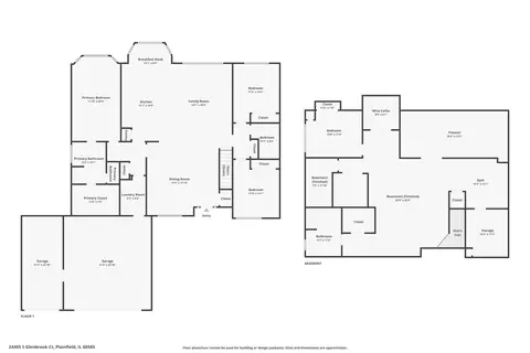 Floorplan - 24405 Glenbrook Ct, Plainfield, IL 60585 photo 1 of 1