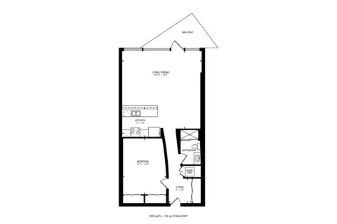 Floorplan - 1069 W 14th Pl #228, Chicago, IL 60608 photo 1 of 1