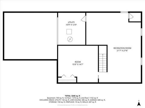 Floorplan - 1239 Thackery Ct, Naperville, IL 60564 photo 3 of 3