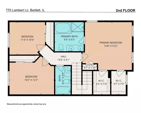 Floorplan - 770 Lambert Ln #96-6, Bartlett, IL 60103 photo 2 of 3