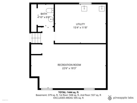 Floorplan - 913 S Mitchell Ave, Elmhurst, IL 60126 photo 3 of 3