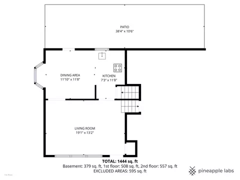 Floorplan - 913 S Mitchell Ave, Elmhurst, IL 60126 photo 1 of 3