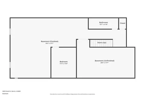 Floorplan - 3365 N School Dr, Morris, IL 60450 photo 3 of 3