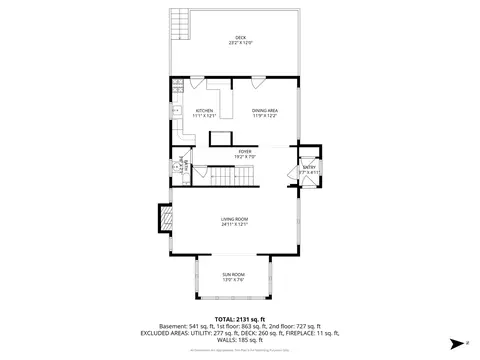 Floorplan - 2216 Forestview Rd, Evanston, IL 60201 photo 2 of 4