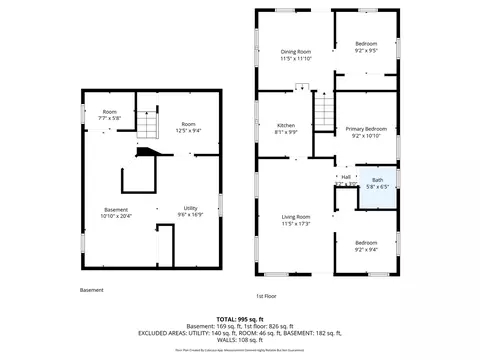 Floorplan - 313 1st Ave, Silvis, IL 61282 photo 3 of 6