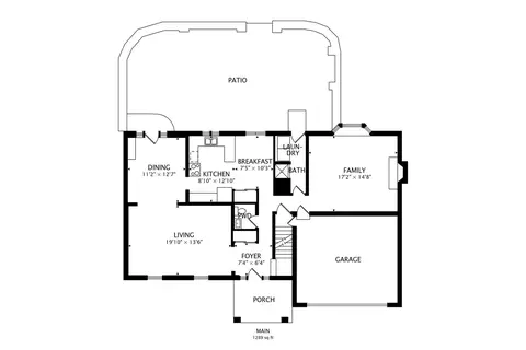 Floorplan - 1021 Warwick Cir S, Hoffman Estates, IL 60169 photo 2 of 3