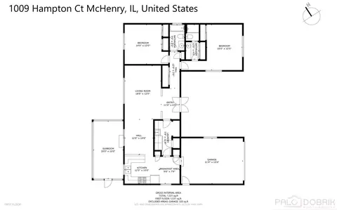 Floorplan - 1009 Hampton Ct, Mchenry, IL 60050 photo 1 of 1