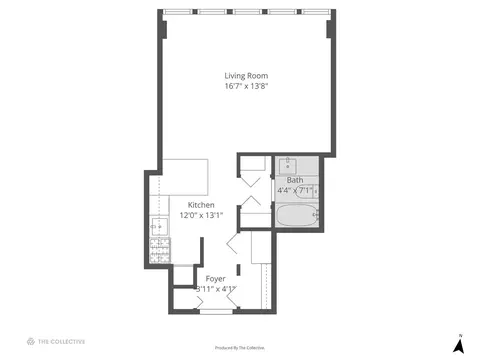 Floorplan - 1 E Scott St #1112, Chicago, IL 60610 photo 1 of 1