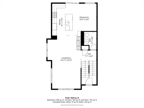 Floorplan - 409 Lexington Ln, Rolling Meadows, IL 60008 photo 1 of 3