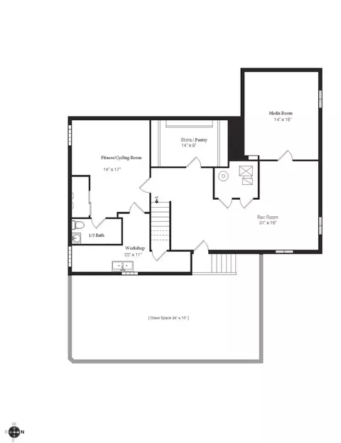 Floorplan - 175 Lagoon Dr, Northfield, IL 60093 photo 3 of 3