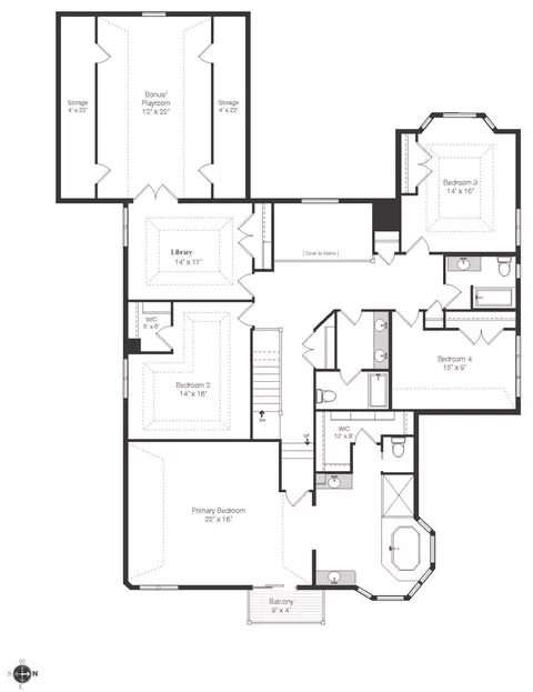 Floorplan - 175 Lagoon Dr, Northfield, IL 60093 photo 1 of 3