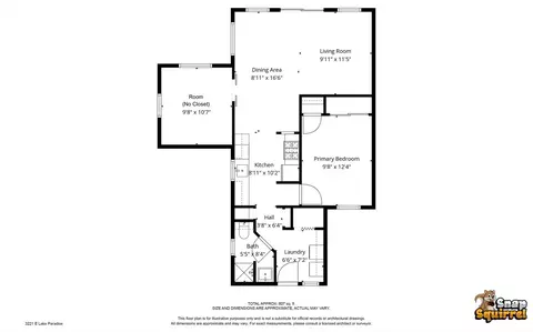 Floorplan - 3221 E Lake Paradise Rd, Mattoon, IL 61938 photo 1 of 1