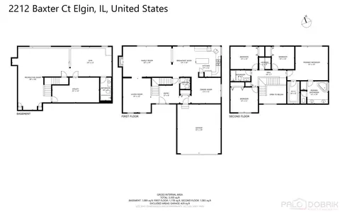 Floorplan - 2212 Baxter Ct, Elgin, IL 60123 photo 4 of 4