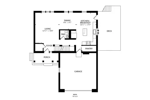 Floorplan - 5083 Chambers Dr, Hoffman Estates, IL 60010 photo 2 of 4