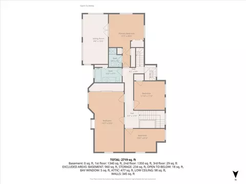 Floorplan - 2622 Harrison St, Evanston, IL 60201 photo 2 of 5