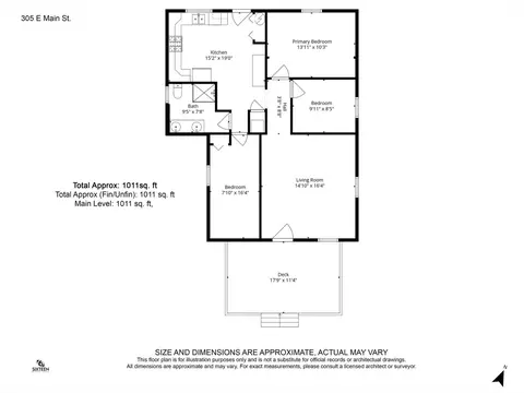 Floorplan - 305 E Main St, Ogden, IL 61859 photo 1 of 1