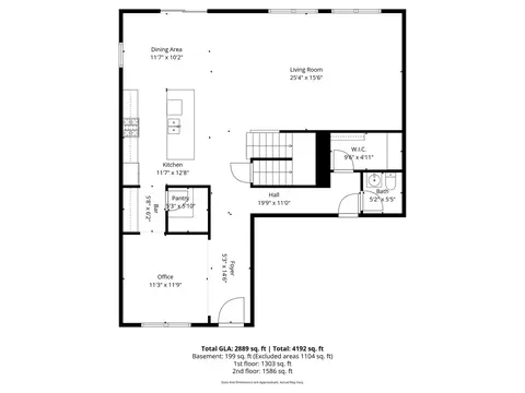 Floorplan - 2219 Daly Ln, Plainfield, IL 60586 photo 1 of 4