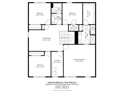 Floorplan - 2219 Daly Ln, Plainfield, IL 60586 photo 2 of 4