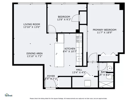 Floorplan - 222 E Pearson St #1706, Chicago, IL 60611 photo 1 of 1