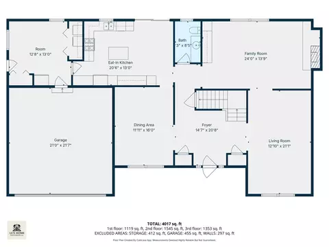 Floorplan - 4328 Phyllis Dr, Northbrook, IL 60062 photo 1 of 4