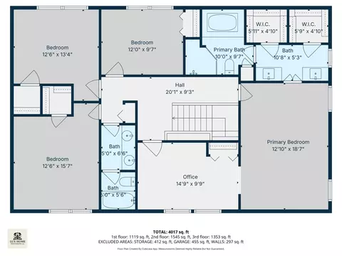 Floorplan - 4328 Phyllis Dr, Northbrook, IL 60062 photo 2 of 4