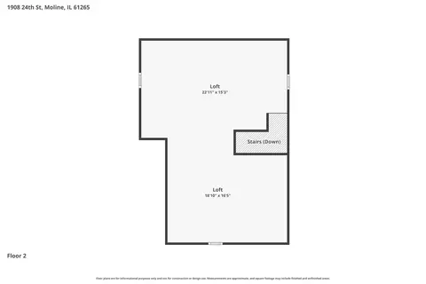Floorplan - 1908 24th St, Moline, IL 61265 photo 2 of 4