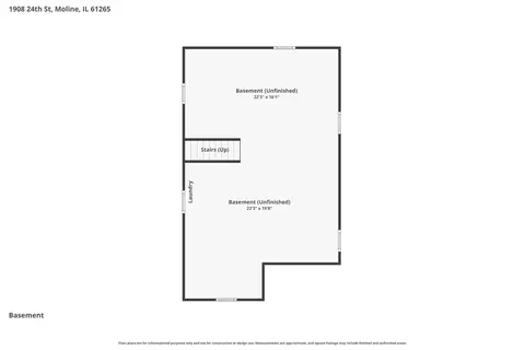 Floorplan - 1908 24th St, Moline, IL 61265 photo 3 of 4