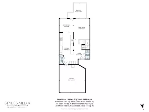 Floorplan - 5459 Elizabeth Pl, Rolling Meadows, IL 60008 photo 2 of 3