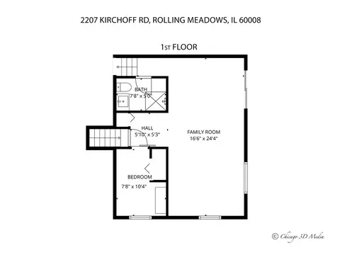 Floorplan - 2207 Kirchoff Rd, Rolling Meadows, IL 60008 photo 4 of 4