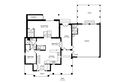 Floorplan - 701 N Harrison St, Algonquin, IL 60102 photo 1 of 2