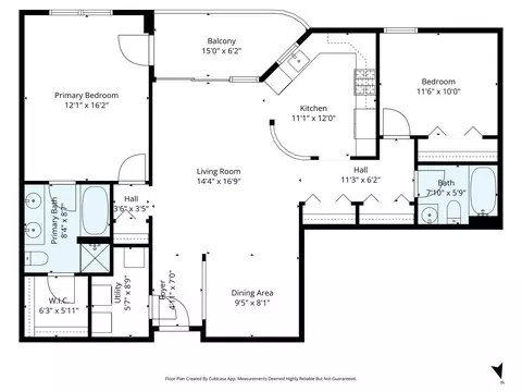 Floorplan - 3125 Town Square Dr #405, Rolling Meadows, IL 60008 photo 1 of 1
