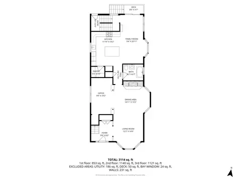 Floorplan - 2106 W Addison St, Chicago, IL 60618 photo 3 of 4