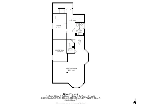 Floorplan - 2106 W Addison St, Chicago, IL 60618 photo 2 of 4