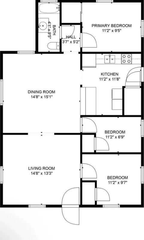 Floorplan - 216 E Franklin St, Olney, IL 62450 photo 1 of 1