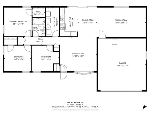 Floorplan - 1185 Case Ln, Elgin, IL 60120 photo 1 of 1