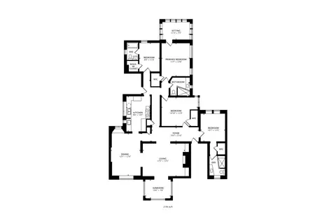 Floorplan - 825 E Drexel Sq #2, Chicago, IL 60615 photo 1 of 1