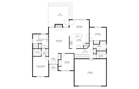 Floorplan - 25006 Sandra Ln, Plainfield, IL 60544 photo 1 of 2