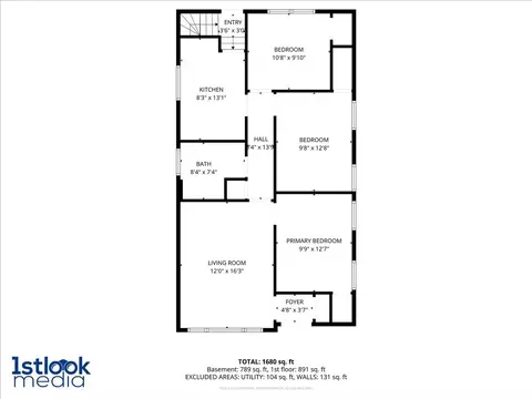Floorplan - 9709 S Avalon Ave, Chicago, IL 60628 photo 2 of 2