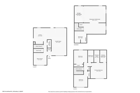 Floorplan - 300 Arrowhead Dr, Minooka, IL 60447 photo 4 of 4