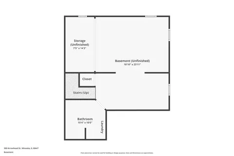 Floorplan - 300 Arrowhead Dr, Minooka, IL 60447 photo 3 of 4