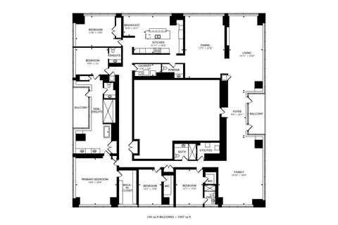 Floorplan - 363 E Wacker Dr #7301, Chicago, IL 60601 photo 1 of 1