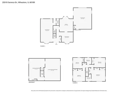 Floorplan - 2 S510 Seneca Dr, Wheaton, IL 60189 photo 2 of 4