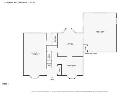 Floorplan - 2 S510 Seneca Dr, Wheaton, IL 60189 photo 3 of 4