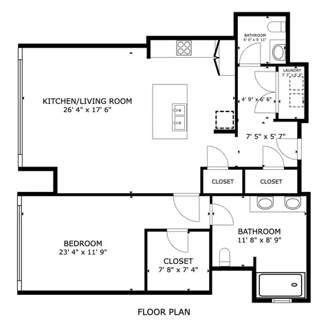 Floorplan - 363 E Wacker Dr #2905, Chicago, IL 60601 photo 1 of 1