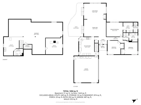 Floorplan - 484 Springhill Dr, Roselle, IL 60172 photo 1 of 3