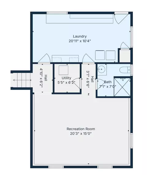 Floorplan - 671 Hazel Ct, Roselle, IL 60172 photo 3 of 4