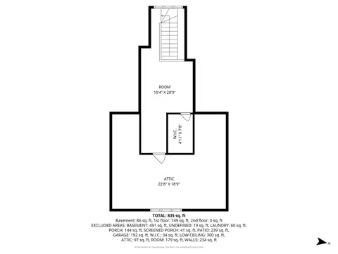 Floorplan - 18 N Worth Ave, Elgin, IL 60123 photo 1 of 4