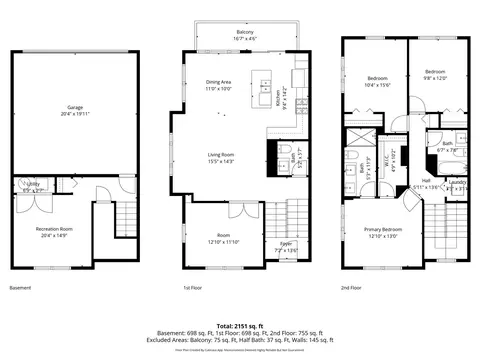 Floorplan - 822 Center St, Des Plaines, IL 60016 photo 1 of 4
