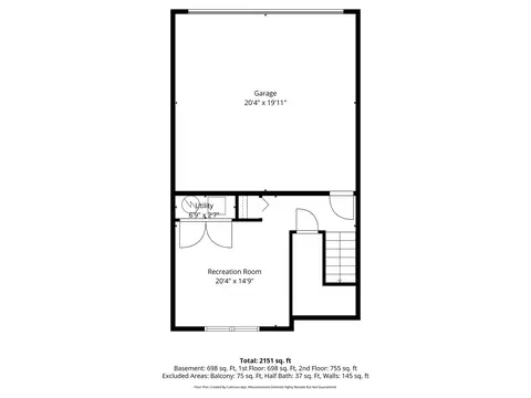 Floorplan - 822 Center St, Des Plaines, IL 60016 photo 2 of 4